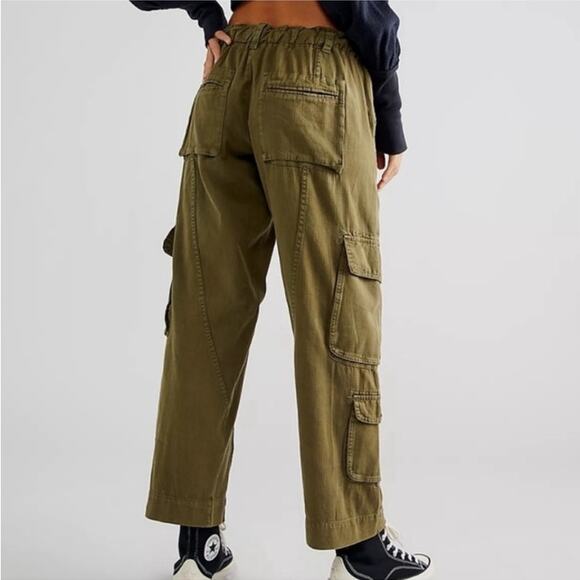 Free People Tahiti Cargo Pants Size XS - Picture 2 of 6